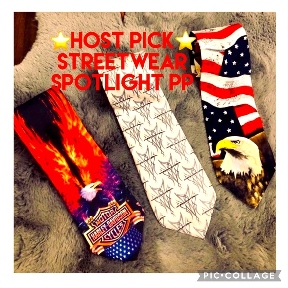 πHPπ Harley Davison(3) Silk Ties by Ralph Marlin - Picture 1 of 10